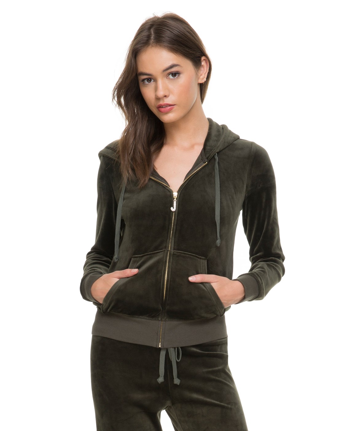 Juicy Couture ULTRA LUXE VELOUR ROBERTSON JACKET